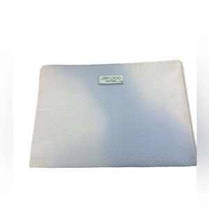 New Jimmy Choo Fragrances White Cosmetic Clutch